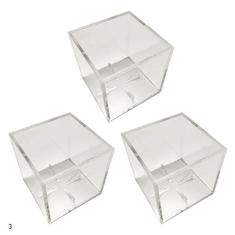 サインボールケース UVカット クリア 野球・記念ボール用 ディスプレイケース (クリア, 3個セット)