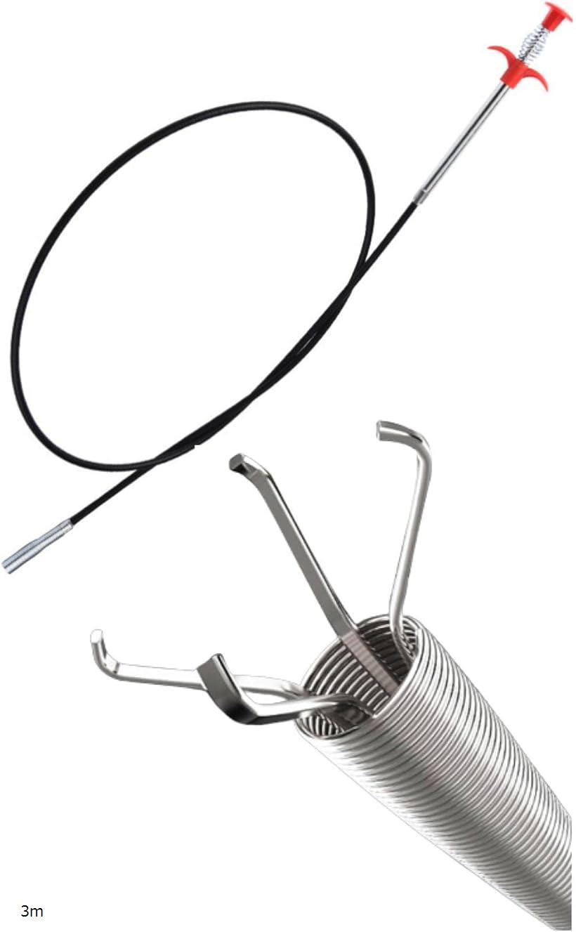 パイプクリーナー ワイヤー 排水溝 つまり 解消 風呂 トイレ 洗面所 3m (3m)