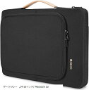 ラップトップスリーブ 14インチ 保護手提げバッグ ショルダーバッグ(ダークグレー, 14-15インチ/ Macbook 13)(2)