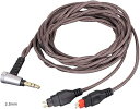 ヘッドホンケーブル 2pin リケーブル バランス 交換用 HD650 HD600 HD580に対応 マイクなし 4芯 L型 単結晶銅(3.5mm)
