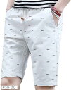 レリカ フィッシュボーン ゆったり ハーフ チノ パンツ 五分丈 メンズ(ホワイト, 2XL)(4)