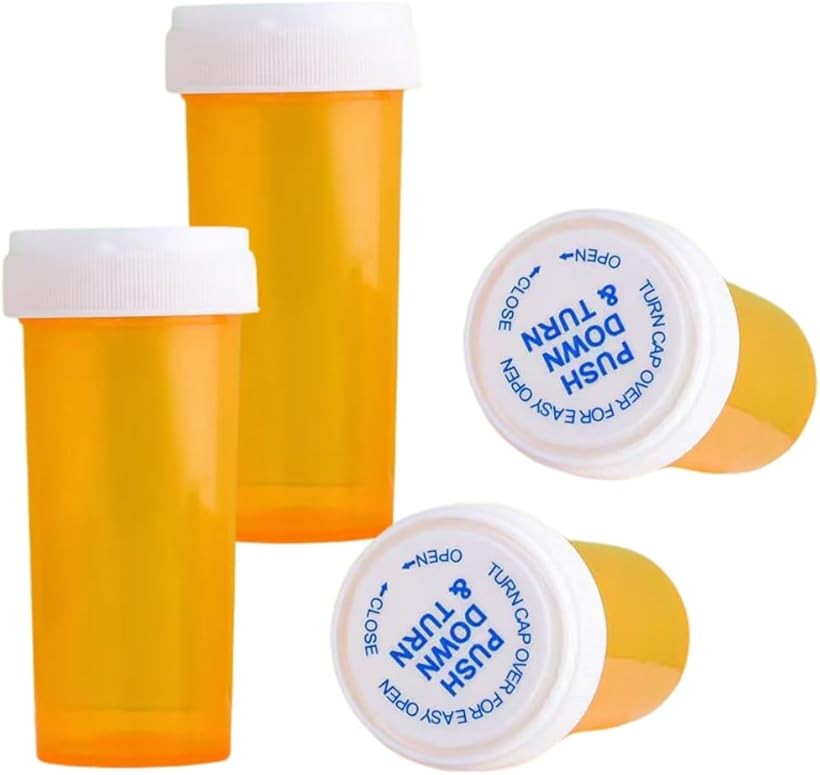 ピルケース 薬入れ 小型 携帯用 持ち運び おしゃれ 海外仕様 コンパクト チャイルドロック付 Mサイズ (..