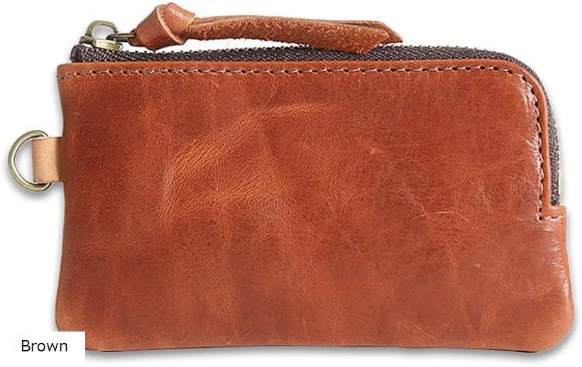 スマート小銭入れ コインケース 革職人監修 本革 植物タンニンなめし革 メンズ(Brown)