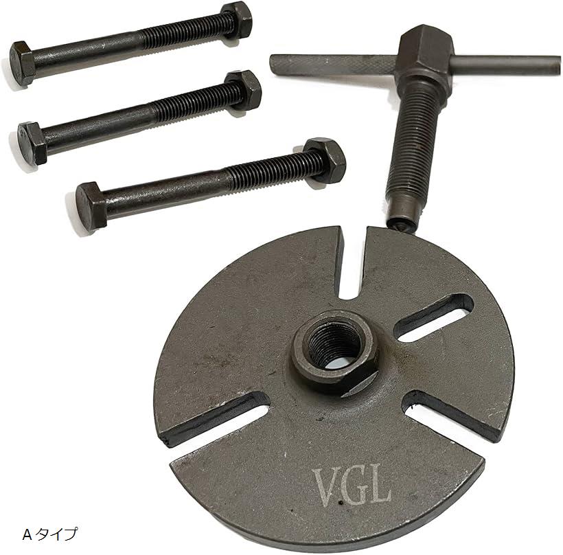 互換品フライプーラー プレート式 メンテナンス バイク 汎用 工具 ホイール ボアアップ 脱着工具 YM-306-FP(2.0)