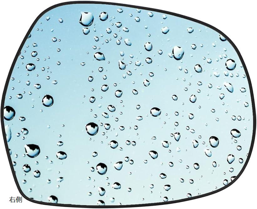 互換品サイドミラー ドアミラー 運転席側 ハイエース 200系 1～4型 ガラス 簡単取付 加熱機能付き 広角設計 カスタマイズ (右側)