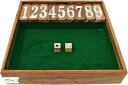 ジャックポット ダイス ボードゲーム サイコロ Jackpot Dice Game(グリーンL, 23cmx23.2cmx約4.5cm)