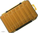 両面 ルアー ワーム ケース タックル 収納 ボックス メタルジグ ショアジギング ソルトライト 海 釣り 青物 釣具(イエロー)