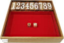 ジャックポット ダイス ボードゲーム サイコロ Jackpot Dice Game(レッドL, 23cmx23.2cmx約4.5cm)