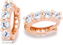 ピアス レディース フープピアス 金属アレルギー対応 リング リングピアス 人気 女性 誕生日プレゼント 記念日(ピンクゴールド)