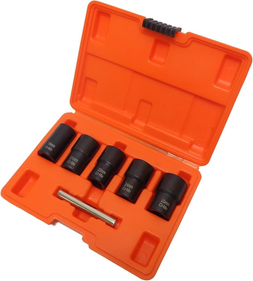商品コード2b8yilpyq4商品名ナットツイスター ホイールロックナット外し ソケット 5本 19mm 21mm 22mm 24mm 25mm ツイストターボソケット インパクトにブランドPeroToolsサイズ等19mm、21mm、22mm、24mm、25ロックナットが外れない、なめてしまったナットが外れない。そのような時によく使われる工具が、このナットツイスターです。ソケット内部のテーパー状の刃物が、ホイールのロックナットや、角がなめてしまったナット等にしっかり食い込んで外してくれます。破損したボルトやナット以外にもキャップボルトやスタッドボルト、特殊形状のボルト等、サイズが合えば様々なボルトに対応可能なロックナット外しとなります。入組サイズ：19mm、21mm、22mm、24mm、25mm　/　外径：28mm、31mm、31mm、32mm、34mm全長：50mm　/　差込角サイズ：1/2 (12.7mm)　/　インパクトレンチ対応※ 他ネットショップでも併売しているため、ご注文後に在庫切れとなる場合があります。予めご了承ください。※ 品薄または希少等の理由により、参考価格よりも高い価格で販売されている場合があります。ご注文の際には必ず販売価格をご確認ください。※ 沖縄県、離島または一部地域の場合、別途送料の負担をお願いする場合があります。予めご了承ください。※ お使いのモニタにより写真の色が実際の商品の色と異なる場合や、イメージに差異が生じることがあります。予めご了承ください。※ 商品の詳細（カラー・数量・サイズ 等）については、ページ内の商品説明をご確認のうえ、ご注文ください。※ モバイル版・スマホ版ページでは、お使いの端末によっては一部の情報が表示されないことがあります。すべての記載情報をご確認するには、PC版ページをご覧ください。商品仕様：入組サイズ：19mm、21mm、22mm、24mm、25mm外径：28mm、31mm、31mm、32mm、34mm全長：50mm差込角サイズ：1/2(12.7mm)インパクトレンチ対応注意事項：取り外したボルト、ナットは破損している可能性がございますので、再利用はお控え下さい。オーバートルクでの締め込み、過度の焼付き箇所に使用した場合はソケットが破損することがありますのでご注意ください。