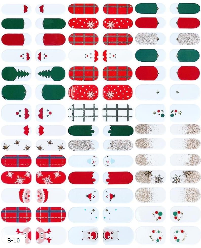 ネイルシール 手用 3D立体感 損傷のないジェルネイルシール 貼るだけ 手の爪 可愛い人気 ネイルステッカー 女性おしゃれな 上級 ネイルラップ (B-10)
