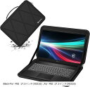 ハードEVA保護スリーブケース 17.3インチ MSI Creator 17シリーズノートパソコン、MSI GS76 Stealthシリーズノートパソコン WS76 防水 &(Black, For MSI 17.3インチ(M116))(2)