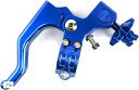 バイク用 ショート クラッチ レバー ハンドル 22mm 4mini モンキー ダックス SR エストレヤ レーサーレプリカ(ブルー)(2)
