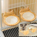 猫 餌 ボウル 小鳥 餌台 餌器 餌皿 食器 水やり ケージに固定出来る 2個セット 省スペース ペットフード 小型犬 水入れ