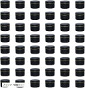 【楽天ランキング1位入賞】キャンドル缶 12個 48個 セット 4オンス ブリキ缶 ケース 小物入れ シンプル DIY 手作り キャンドル缶容器 ブラック 48個セット(ブラック 48個セット, 4oz)