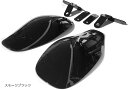 ナックルガード バイク用 ハンドルガード 汎用 防風 カバー 左右セット 防寒 風防 飛び石防止 スモーク ブラック(スモークブラック)