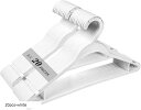 Hxhome ハンガー 衣類ハンガー 洗濯ハンガー 多機能収納 防風フック付き(20pcs-white, 39x20cm)