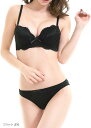 レディース ブラジャー ショーツ 上下セット 下着 ランジェリー レース 女性(ブラック, E70)(4)