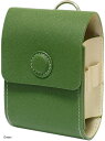 ゴルフボールケース ゴルフボールポーチ 軽量 ボール4個 マグネット ティーホルダー(Green)