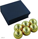 ゴルフボール 金色 コンペ イベント 景品 プレゼント ゴールド 6個セット(ゴールド)