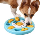 犬 知育玩具 ノーズワーク おもちゃ ノーズワークマット 早食い防止 音が鳴る ペット食器 ペット給餌 分離不安 脳トレ 集中力向上 嗅覚訓練(ブルー)