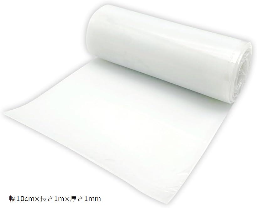シリコンゴムシート シリコンシート 耐熱ゴム ゴム板 ロール 透明 幅10cmx長さ1mx厚さ1mm (透明, 幅10cmx長さ1mx厚さ1mm)
