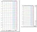 1年連結カレンダー ポスター 特大・標準サイズ 2枚セット 2025年 1月始まり 月曜始まり 大きい 壁掛け 令和7年 LM-2525-01M(パステル, 特...