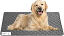 ペットシーツ 洗える 猫 犬 小動物 ペットシート ペット用 トイレ下敷きマット バッグ 速乾 脱臭 抗菌 Lサイズ 100x70cm(グレー, L)(4)