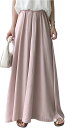 ワイドパンツ シフォン レディース ズボン アジアン エスニック マキシ丈 薄手 速乾 韓国 スタイル かわいい(ピンク, M)(4)