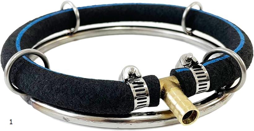 MONOSTORE エアー リング ホース 水槽 魚 水草 アクアリウム ポンプ エアレーション 酸素 水族館 バブ..