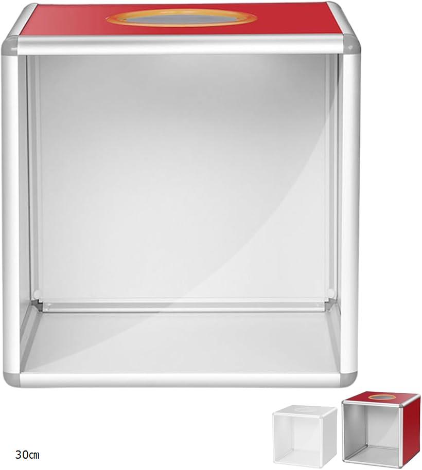 抽選箱 投票箱 抽選ボックス 組み立て式 アクリル パーティー 新年会 二次会 ビンゴ イベント くじ引き 福引き 景品 お祭り(30cm)