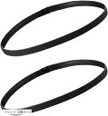 ヘアバンド メンズ レディース スポーツ サッカー 汗止め ヘアゴム 髪留め 2個セット ブラック(ブラック(2個セット), M)