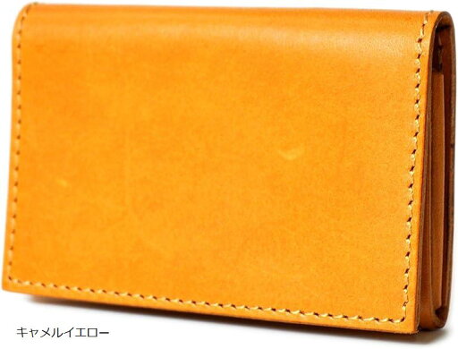 atelierCODEL 名刺入れ メンズ 本革 栃木レザー 日本製(キャメルイエロー) atelierCODEL 名刺入れ メンズ 本革 栃木レザー 日本製(キャメルイエロー)