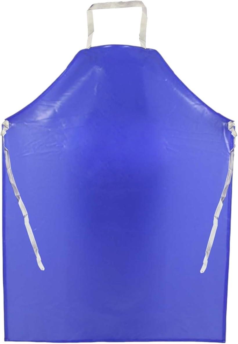 前掛け ビニール製 胸付 モノタロウ 青色 M - 【通販モノタロウ】