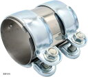 マフラー バンド 汎用 エキゾースト 連結 排気管 ジョイント 全長95mm ステンレス マフラークランプ 内径(65mm)
