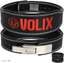レバーアクションベルト ナロータイプ ワンタッチ着脱 トレーニングベルト 筋トレ(レッド, M)