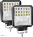 互換品 LEDライト 作業灯 車 トラック用品 ワークライト LED作業灯 12V 24V 126W フォグライト
