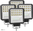 互換品 LEDライト 作業灯 車 トラック用品 ワークライト LED作業灯 12V 24V 126W フォグライト