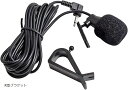 互換品 汎用 2.5mm端子 3M ハンズフリー カーナビ 音声入力 マイク 全方向性 高感度 防風カバー 外部 楽ナビ サイバーナビ R型