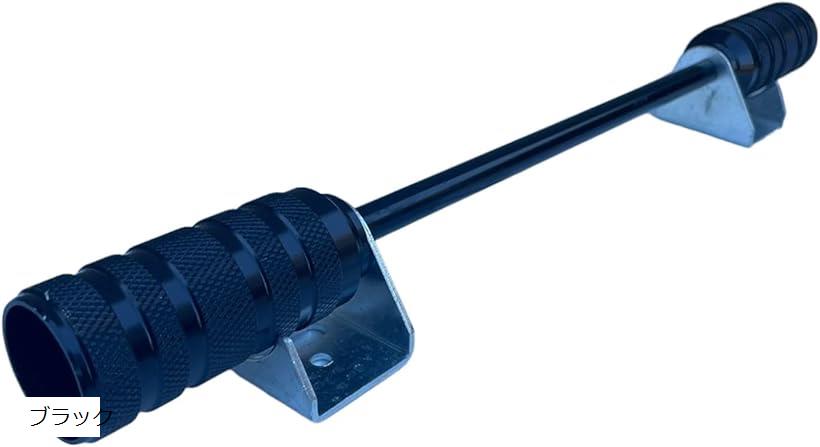 互換品 アルミ フット ステップ バー アドレス DIO JOG ジャイロ キャノピー V100 V125 アクシス トゥデイ ZZ スクーター (ブラック)(4)