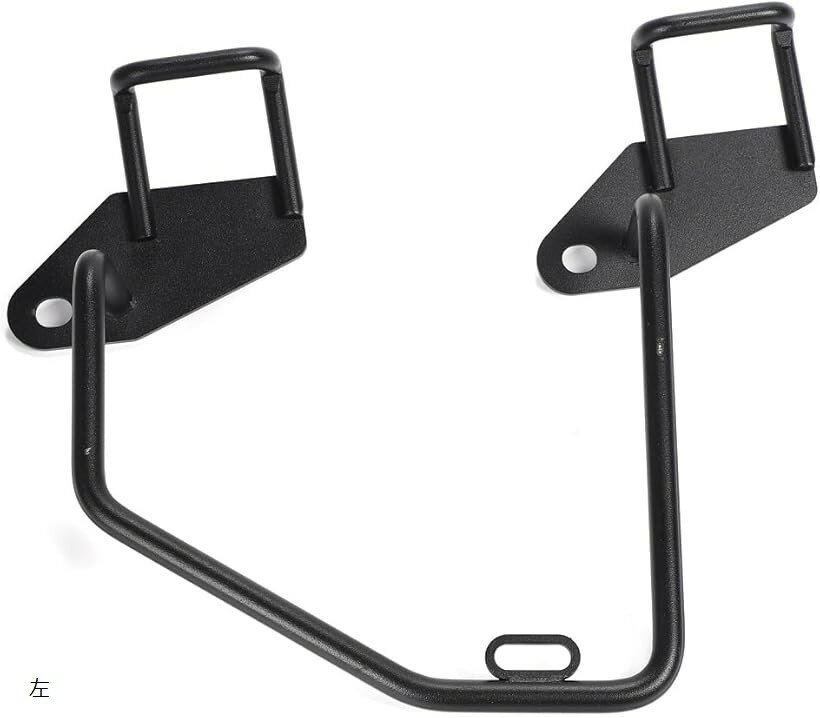 互換品 ホンダ レブル 250 500 専用 Honda Rebel サイド バッグ サポート 2017-2023 対応 サドルバッグ ステー バイク カスタム アクセサリー パーツ (ブラック, 左)