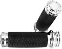 ハンドルグリップ 25mm アルミ バイク オートバイ 汎用 シルバー(シルバー, 25mm)