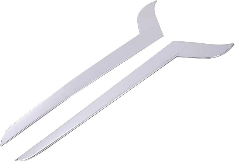 互換品トヨタ 用 テールランプ ライト ガーニッシュ バックドア シルバーメッキ 2P セット アル ...