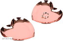 互換品 ジュエリー トレイ アクセサリー ステンレス ハート かわいい 小物入れ 2個セット ピンクゴールド(ピンクゴールド)