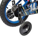 自転車 補助輪 子供用自転車 14/16/18/20インチ用 14インチ自転車 静か キッズ 練習用 22インチ(ブラック, 14~20インチ)