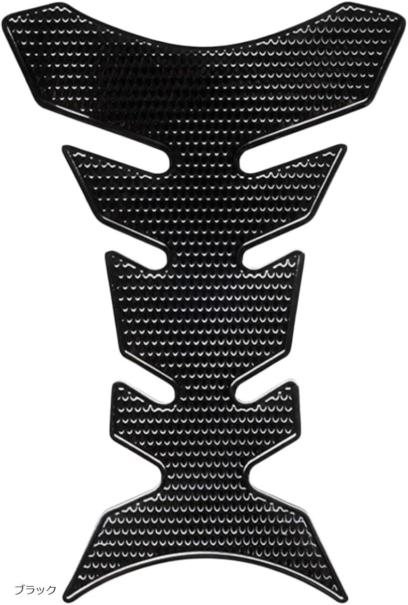 互換品 バイク タンクパッド カバー 汎用 外装 シール ステッカー プロテクター 黒 小さい 厚め 厚手 ..