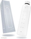 ウォーターボトル 水筒 1リットル トライタン 1000ml タイムマーカー付きウォーターボトル BPAフリー 1日2リットル水を飲む。 アウトドア スポーツ 大容量(クリア/シルバー)(3)