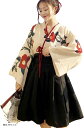 大正ロマン 袴 コスプレ 着物 和装 和服 ロリィタ 文化祭 ハロウィン ショート丈 黒色 Mサイズ(ブラック)