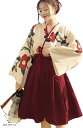 【楽天ランキング1位入賞】大正ロマン 袴 コスプレ 着物 和装 和服 ロリィタ 文化祭 ハロウィン ショート丈 赤色 Mサイズ(レッド)