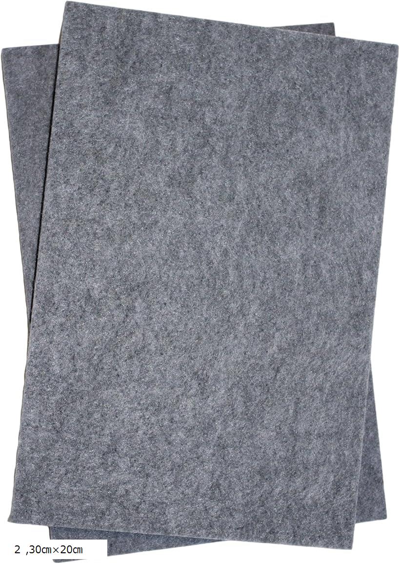 吸音 フェルトボード 12mm レザークラフト マット 菱目打ち a504 2枚セット 30cmx20cm(30cmx20cm)